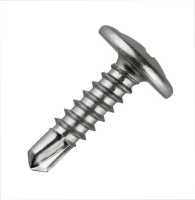 Саморез с пресс-шайбой и сверлом нержавеющий А2 3.9x19