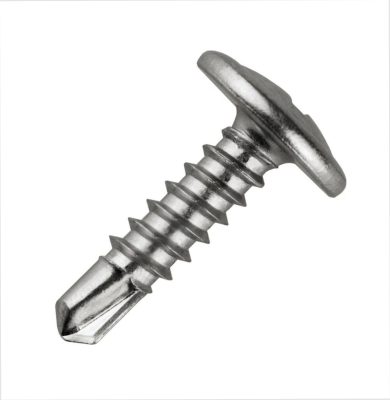 Саморез с пресс-шайбой и сверлом нержавеющий А2 4.2x13