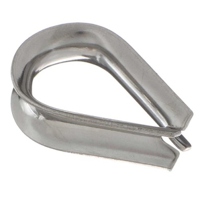 Коуш для стальных канатов DIN 6899 нержавеющий А4 4